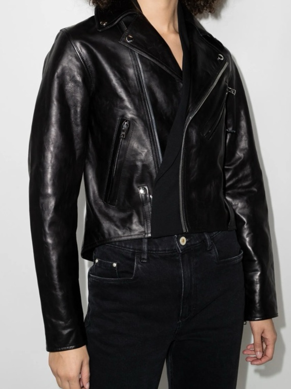 RtA Saige Leather Biker Jacket